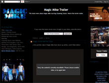 Tablet Screenshot of magic-mike-movie-trailer.blogspot.com