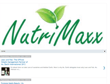 Tablet Screenshot of nutrimaxxsupplements.blogspot.com