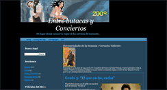 Desktop Screenshot of entrebutacasyconciertos.blogspot.com