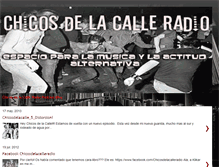 Tablet Screenshot of chicosdelacalleradio.blogspot.com