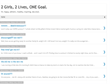 Tablet Screenshot of 2girls2lives1goal.blogspot.com