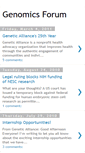 Mobile Screenshot of aphagenomicsforum.blogspot.com