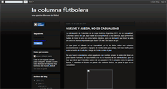 Desktop Screenshot of lacolumnafutbolera.blogspot.com