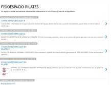 Tablet Screenshot of pilatesfisioespacio.blogspot.com