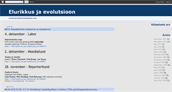 Desktop Screenshot of evolutsioonifoorum.blogspot.com