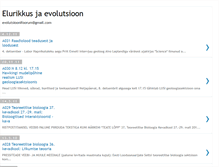 Tablet Screenshot of evolutsioonifoorum.blogspot.com