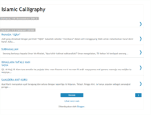 Tablet Screenshot of kaligrafi99.blogspot.com