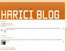 Tablet Screenshot of hariciblog.blogspot.com