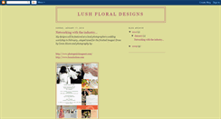 Desktop Screenshot of lushfloraldesignsct.blogspot.com