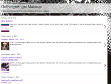 Tablet Screenshot of gothidgeangelmakeup.blogspot.com