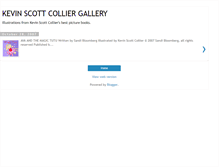 Tablet Screenshot of kevinscottcolliergallery.blogspot.com