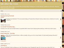 Tablet Screenshot of lifeafterthevows.blogspot.com