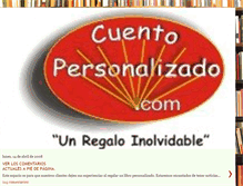 Tablet Screenshot of cuentopersonalizado.blogspot.com