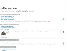 Tablet Screenshot of bellacasanews.blogspot.com