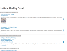 Tablet Screenshot of holistic-healing4all.blogspot.com