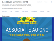 Tablet Screenshot of clubenaturistacentro.blogspot.com