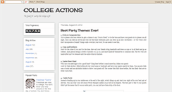 Desktop Screenshot of collegeaction.blogspot.com