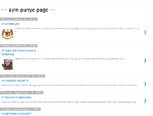 Tablet Screenshot of ailinsecurity.blogspot.com