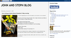 Desktop Screenshot of johnandstephblog.blogspot.com