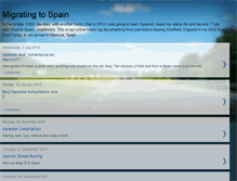 Tablet Screenshot of migratingtospain.blogspot.com