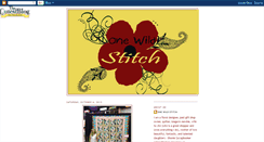 Desktop Screenshot of onewildstitch.blogspot.com