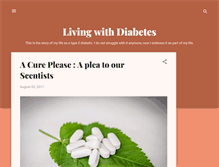 Tablet Screenshot of diabeticliving.blogspot.com