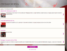 Tablet Screenshot of ciudadnueva.blogspot.com