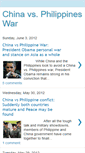 Mobile Screenshot of chinavsphilippineswar.blogspot.com