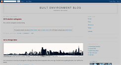 Desktop Screenshot of builtenvironmentblog.blogspot.com
