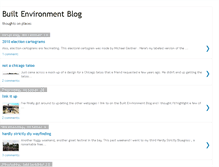 Tablet Screenshot of builtenvironmentblog.blogspot.com