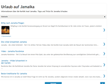 Tablet Screenshot of jamaika-urlaub.blogspot.com