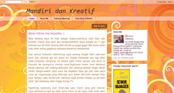 Desktop Screenshot of kreatifmama.blogspot.com