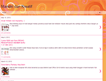 Tablet Screenshot of kreatifmama.blogspot.com