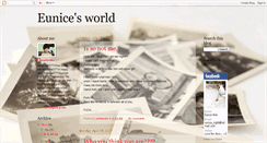 Desktop Screenshot of eunice-world.blogspot.com