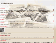 Tablet Screenshot of eunice-world.blogspot.com