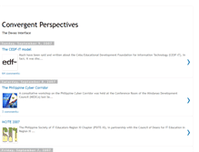 Tablet Screenshot of convergentperspectives.blogspot.com