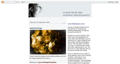 Desktop Screenshot of ithadtobeyouweddingphotography.blogspot.com