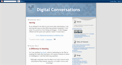 Desktop Screenshot of digitalconversations.blogspot.com