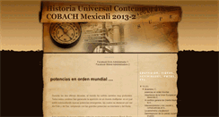 Desktop Screenshot of historiacobachmexicali.blogspot.com