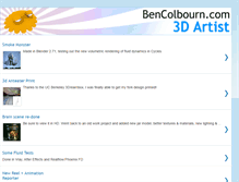 Tablet Screenshot of bencolbourn.blogspot.com