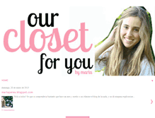 Tablet Screenshot of ourclosetforyou.blogspot.com