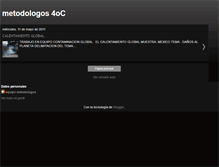 Tablet Screenshot of equipo4metodologos.blogspot.com