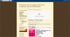 Desktop Screenshot of departlengua.blogspot.com