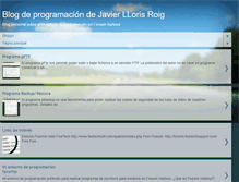 Tablet Screenshot of javierlloris.blogspot.com