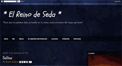 Desktop Screenshot of elreinodeseda.blogspot.com