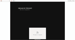 Desktop Screenshot of dreamontwilight.blogspot.com