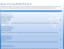 Tablet Screenshot of healthyliving50over.blogspot.com
