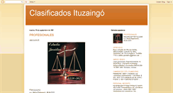 Desktop Screenshot of ituclasificados.blogspot.com