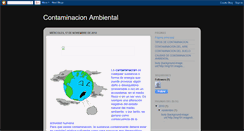 Desktop Screenshot of contaminacionambientall.blogspot.com