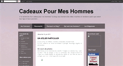 Desktop Screenshot of cadeaux-pour-mes-hommes.blogspot.com